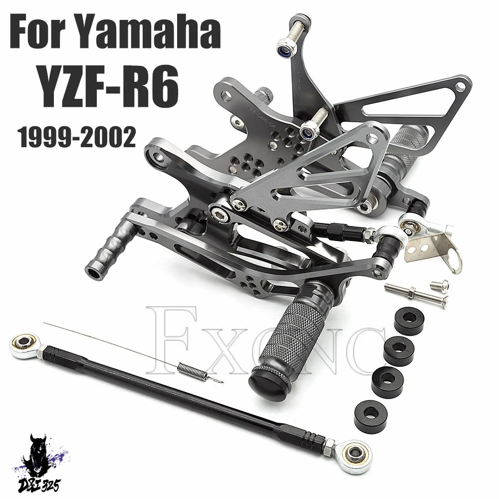 【互換品】 ヤマハ YZF-R6 1999-2002 用 フットレスト ペグペダル フットペグ 保護フィルム 社外製の画像