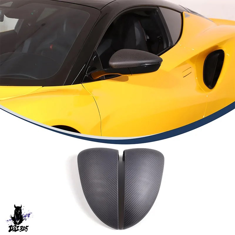 互換品】 Lotus Emira 2021-2023用 カーボン製バックミラーカバー保護