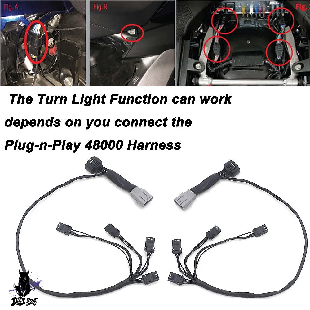 【互換品】 ホンダ ゴールドウィング GL1800 F6B 2018-2021用 リアサドルライト急襲LEDライトケース 社外製の画像