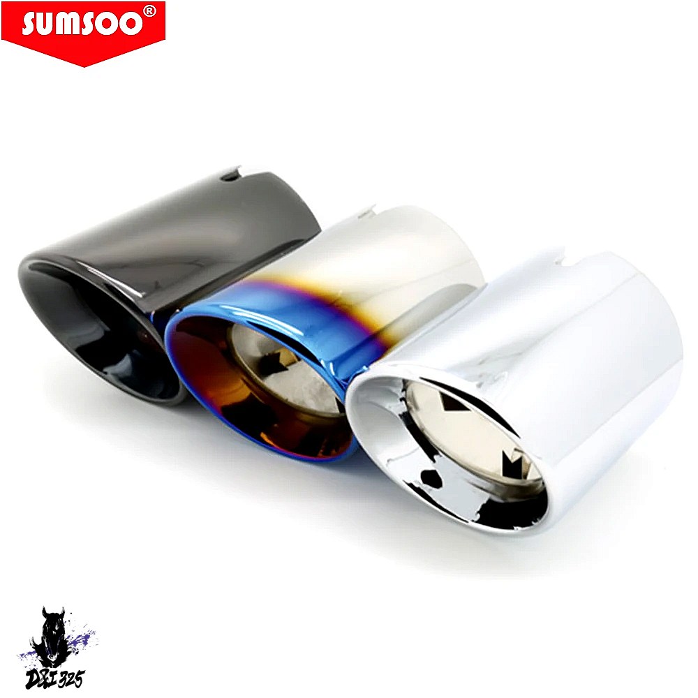 【互換品】 BMW S55 F8x M3 M4用 3.75インチ ステンレス エキゾーストチップ 4個セット スポーツアクセサリー 社外製の画像