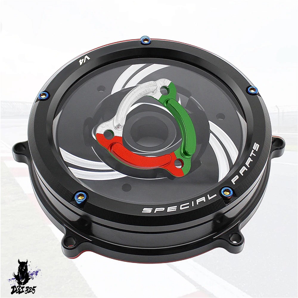 互換品】 ドゥカティ パニガーレ V4 V4S用 クリアエンジン保護バイク