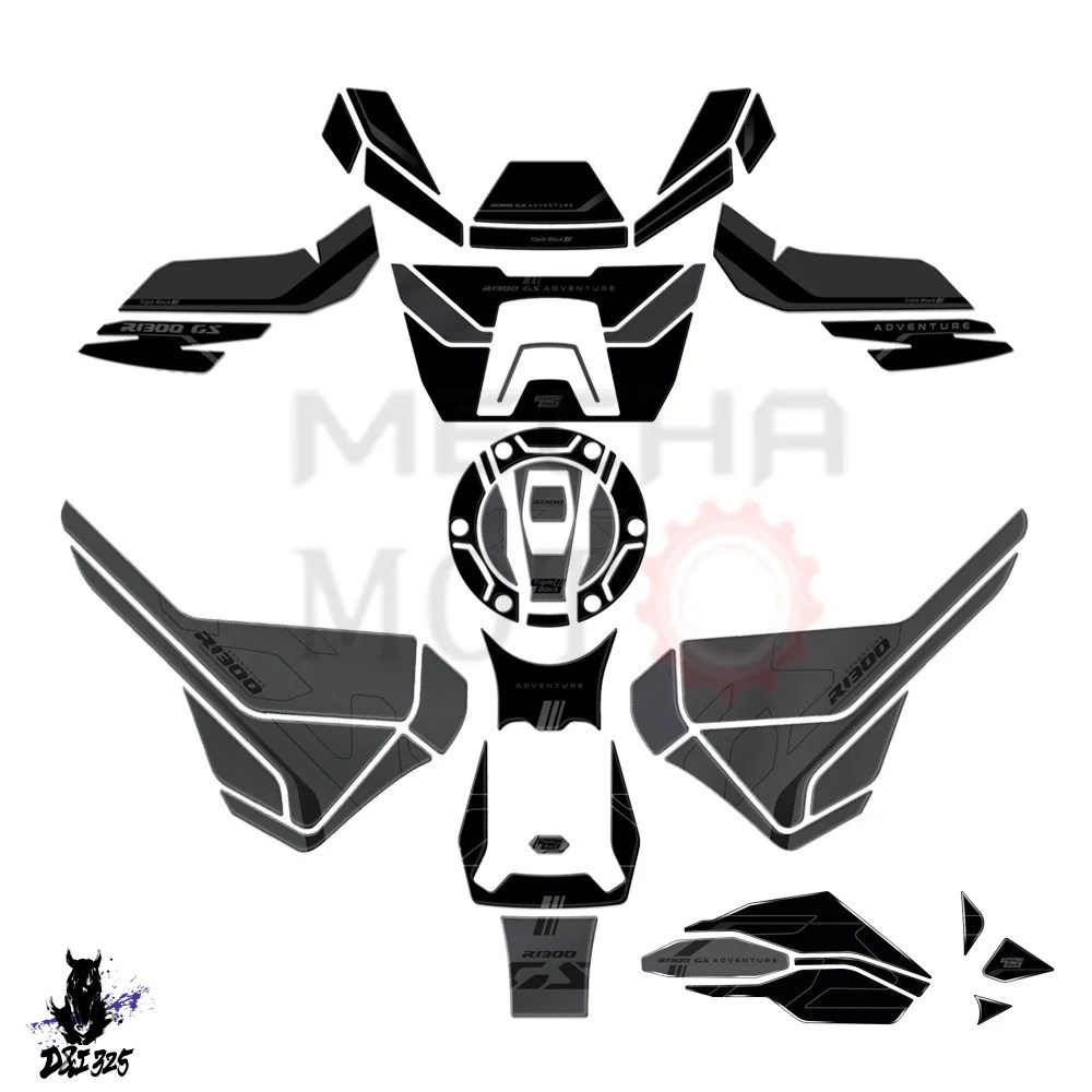 互換品】 BMW R 1300 GSアドベンチャーR1300GS ADV2025用の3Dエポキシ