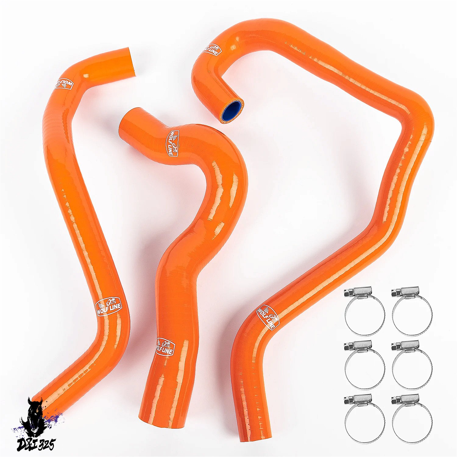【互換品】 KTM 1290 スーパーデュークR RR 2020-2024用 ラジエーターシリコンクーラントホースキット 3個セット 社外製_1