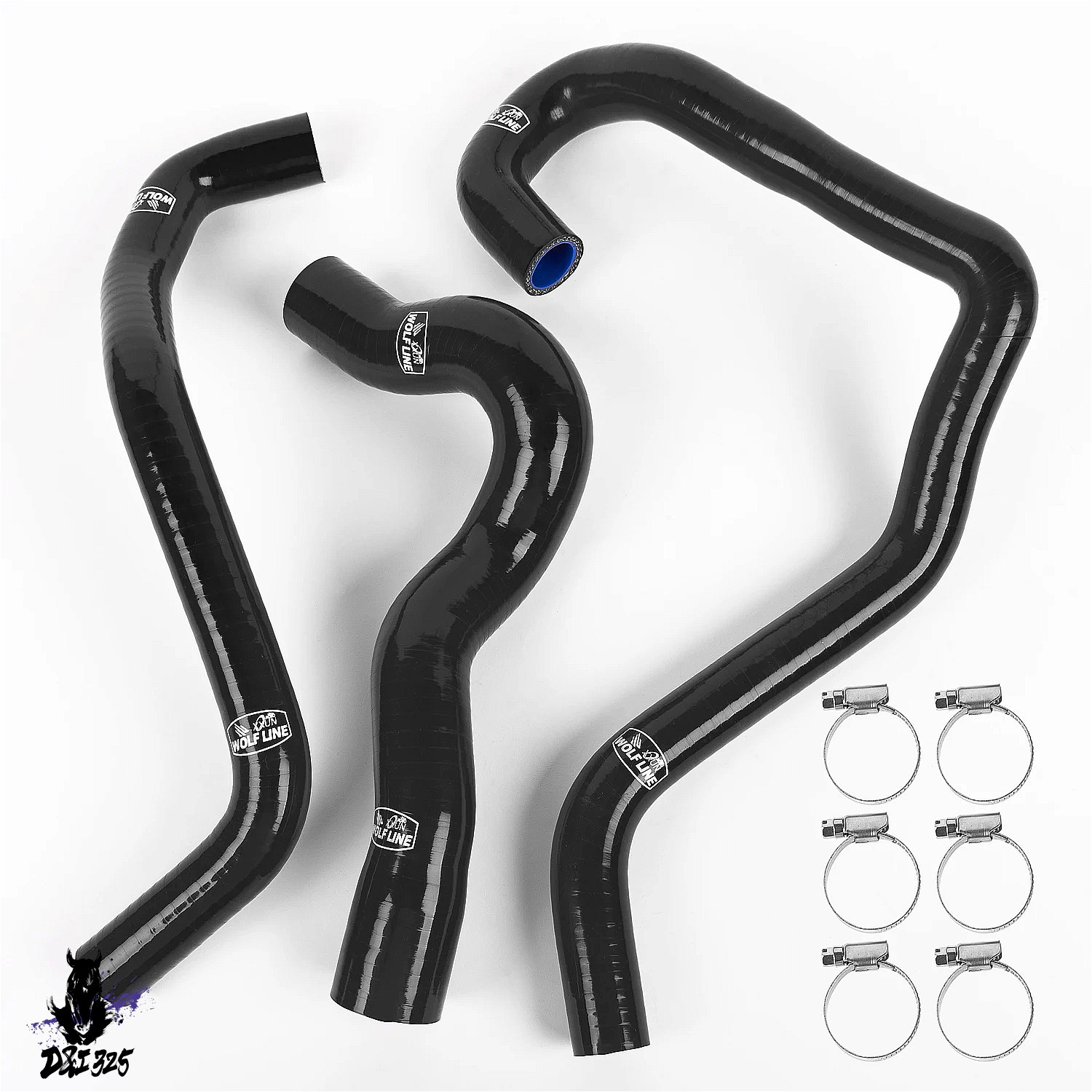 【互換品】 KTM 1290 スーパーデュークR RR 2020-2024用 ラジエーターシリコンクーラントホースキット 3個セット 社外製_3