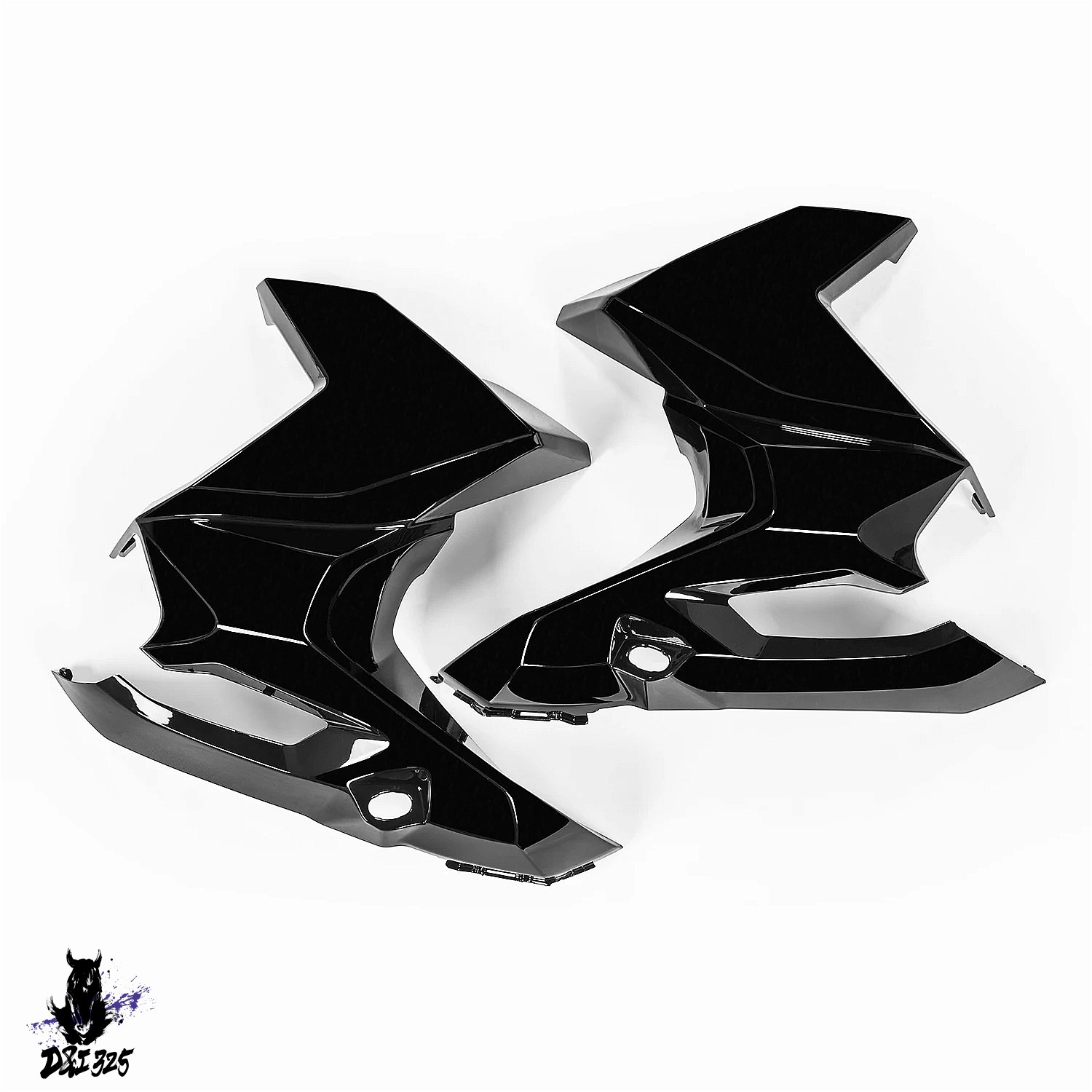 【互換品】 ホンダ ADV 160 ABS DV160 2023-2024用 カーボンルックサイドカバー＆ヘッドライトセット 社外製_1