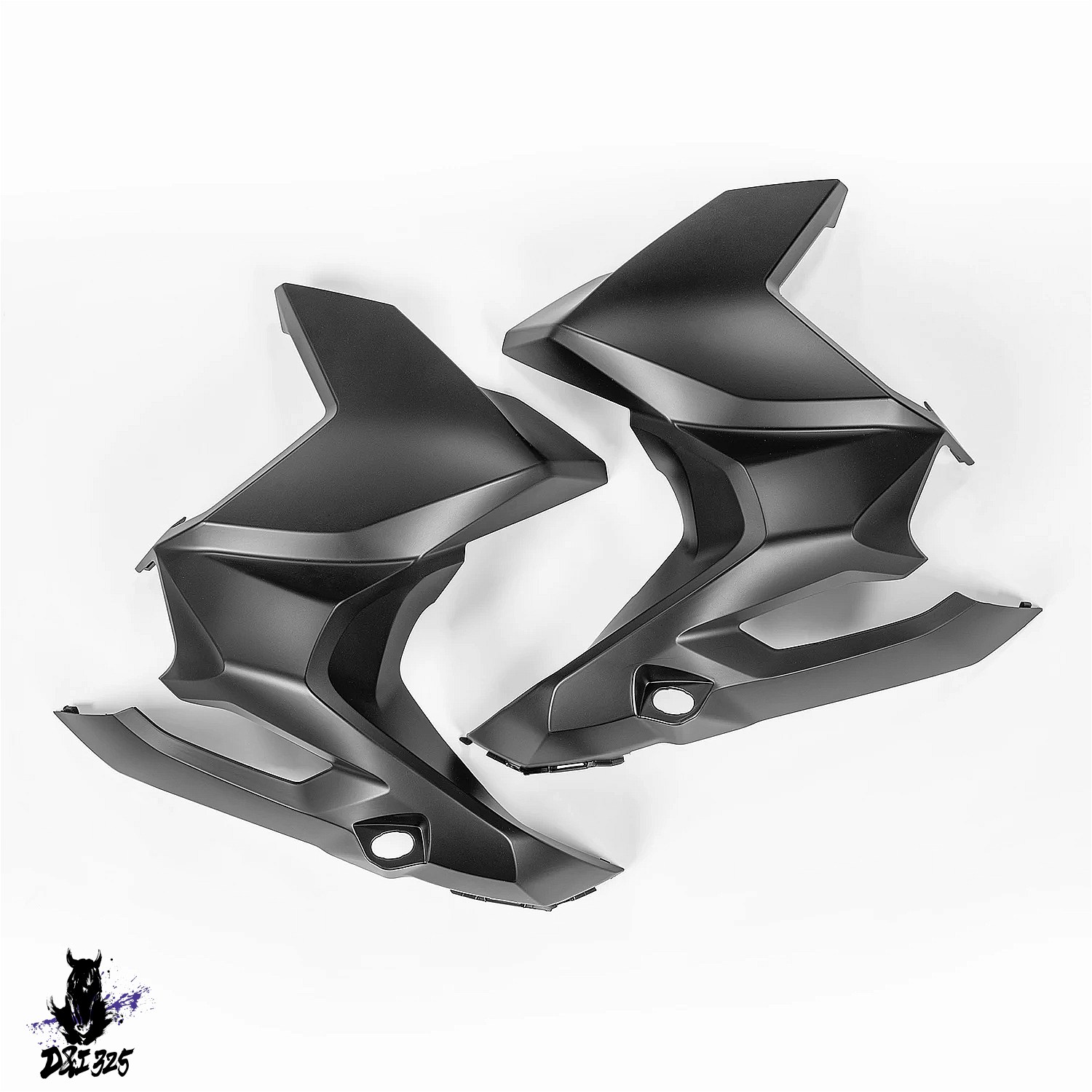 【互換品】 ホンダ ADV 160 ABS DV160 2023-2024用 カーボンルックサイドカバー＆ヘッドライトセット 社外製_2