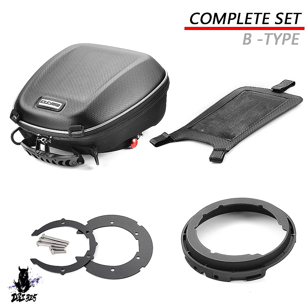  Motorrad ラゲッジラック用バッグ ブラック 互換品】 Husqvarna svartpilen vitpilen 701 バイクタンクバッグと