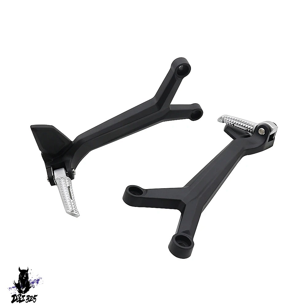 【互換品】 トライデント660 2021-2022用 バイクリア助手席フットペグキット フットレストブラケット フルセット 2022-2024_3
