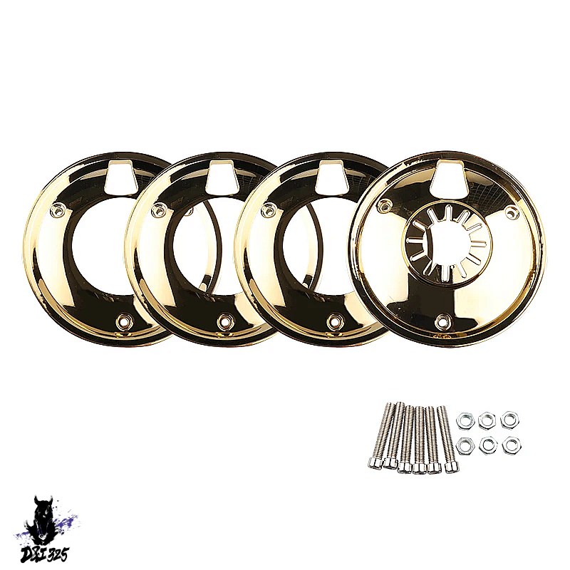 【互換品】 スクーター ヤマハ AF54 AF55 F24 ジョグ50 ビーノ5AU 10インチ ドラムブレーキ保護カバー クロームホイール 社外製