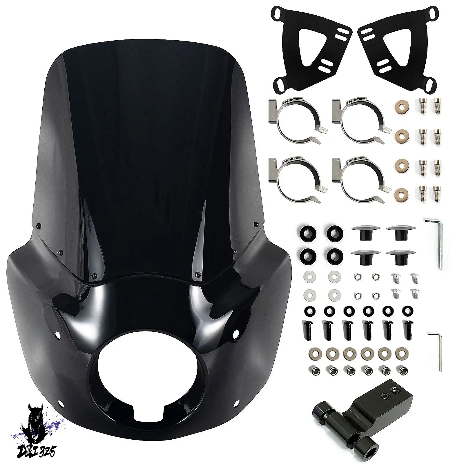【互換品】 ハーレーダビッドソン ソフテイル FXBB FXST 2018-24 15インチバイクフロントフェアリング 社外製_2