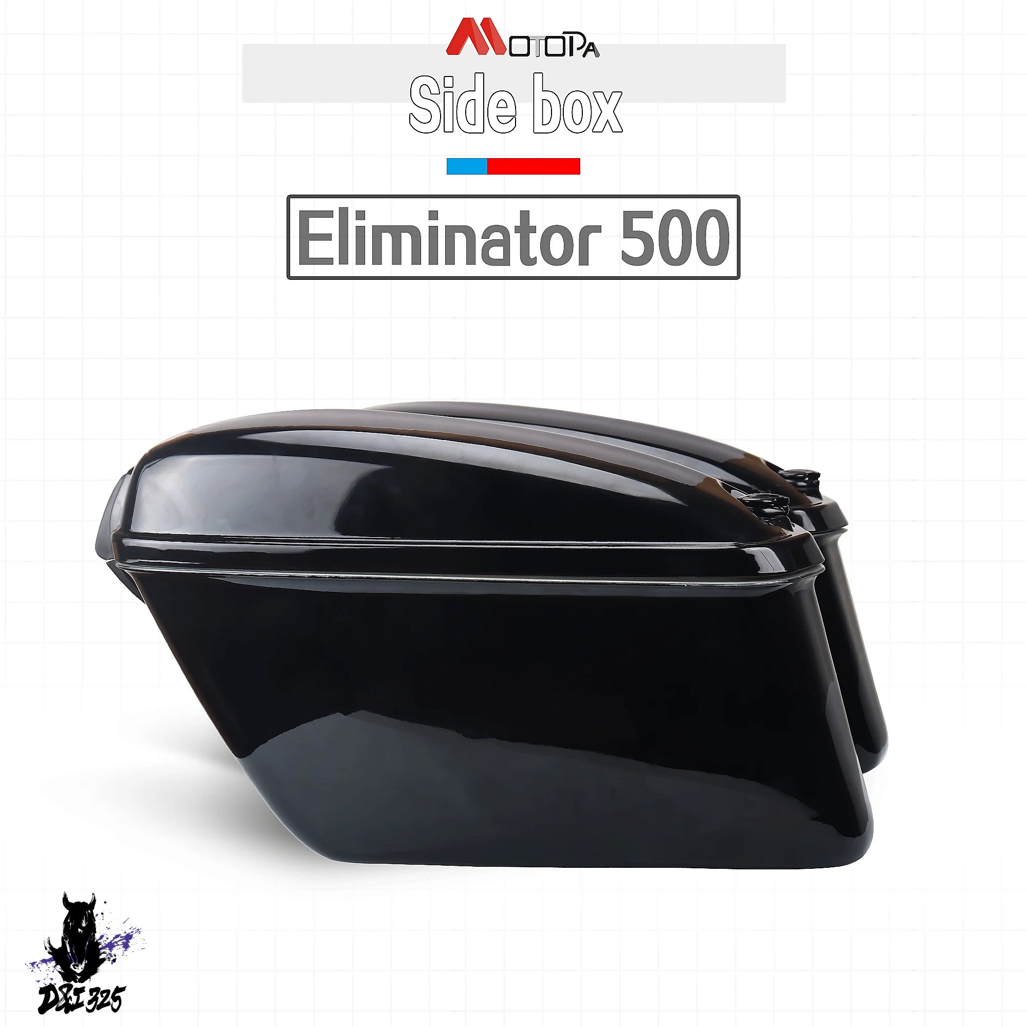 互換品】 カワサキエリミネーター500 2020 サイドボックス ハード