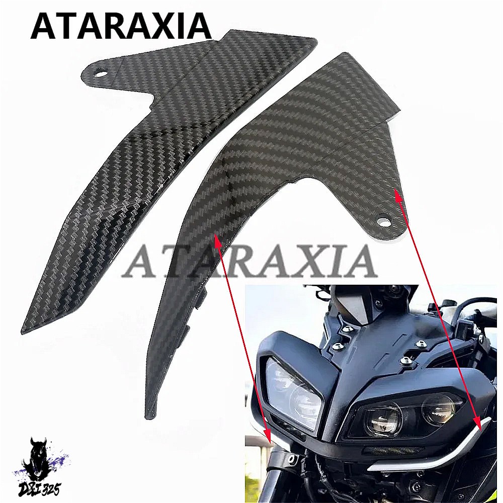 【互換品】 ヤマハ MT-09 FZ-09 2017-2020用 フロントヘッドカウル ヘッドライトホルダーカバー 社外製_4