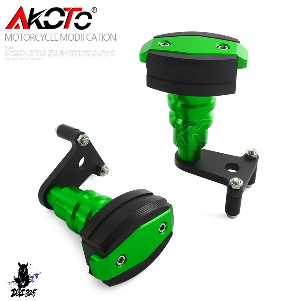 【互換品】 カワサキ Z400 Z500 Ninja400 Ninja500 SE用 エンジンフレームスライダー クラッシュパッド 社外製_13