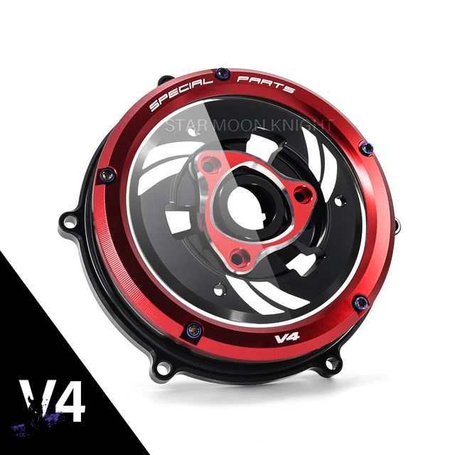 【互換品】 ドゥカティ パニガーレV4 V4S クリア防水クラッチカバー スプリングプロテクター レーシングエンジン 社外製_1