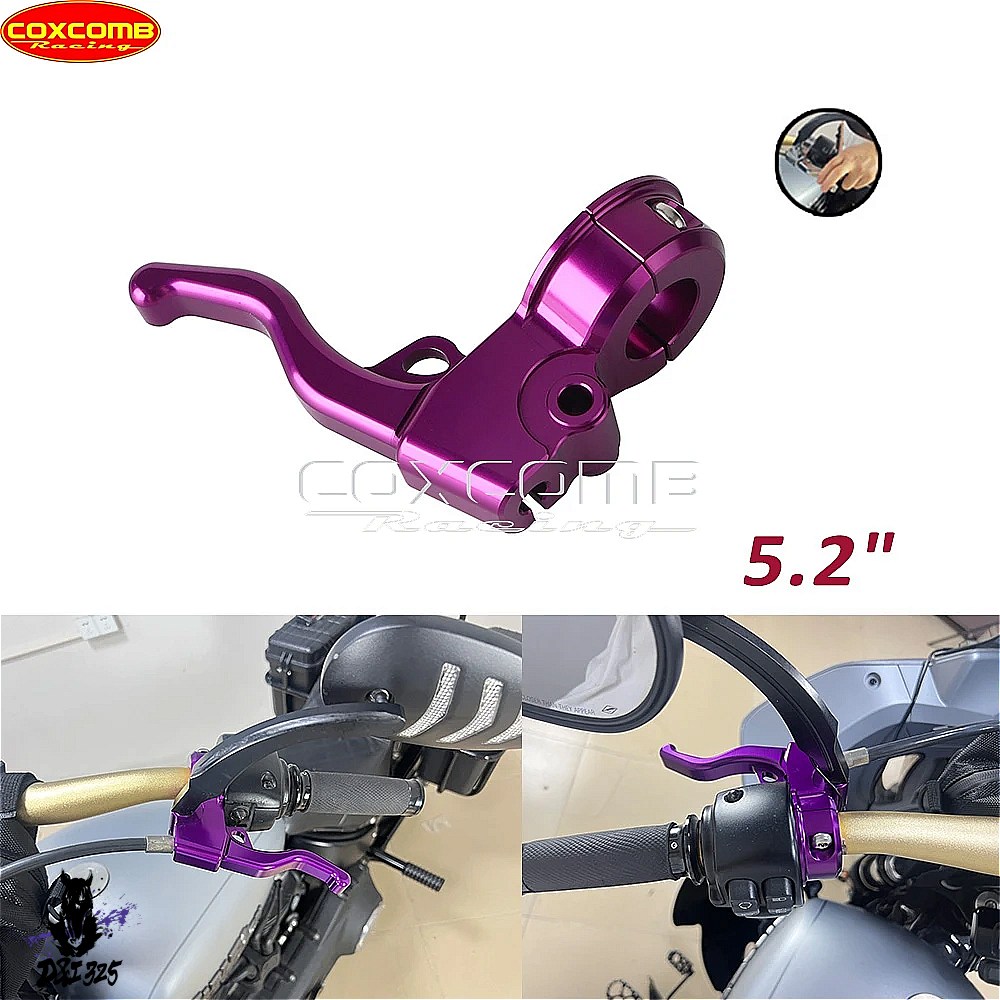 互換品】 ハーレーダイナソフテイル 汎用 ブラッククラッチレバー
