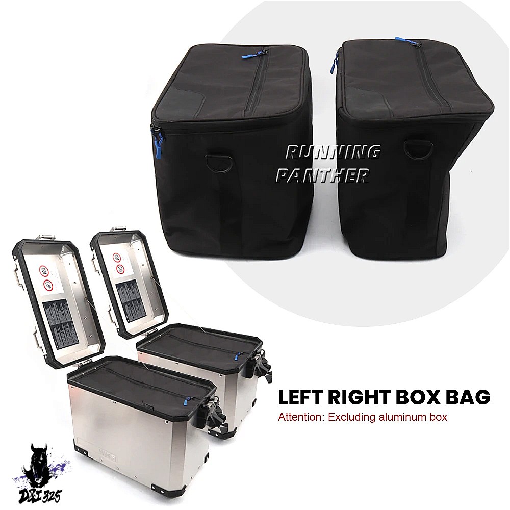 【互換品】 BMW r1250gs r1200gs adv f800gs f850gs f750gs 黒青バイクラゲッジバッグ - バイク用ラ 社外製の画像
