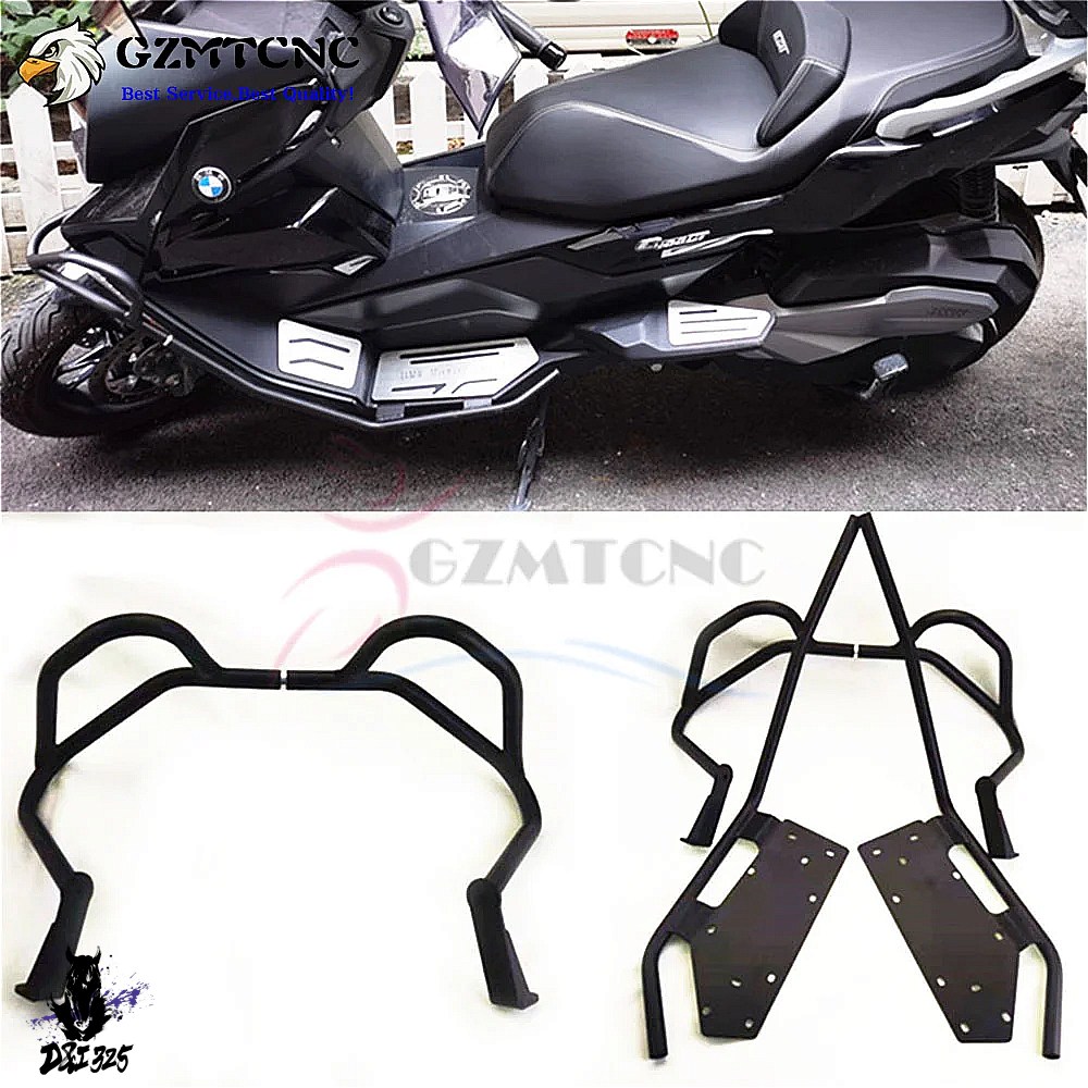 互換品】 BMW C400GT 2019-2024用のバイク高速ロードバンパー エンジン