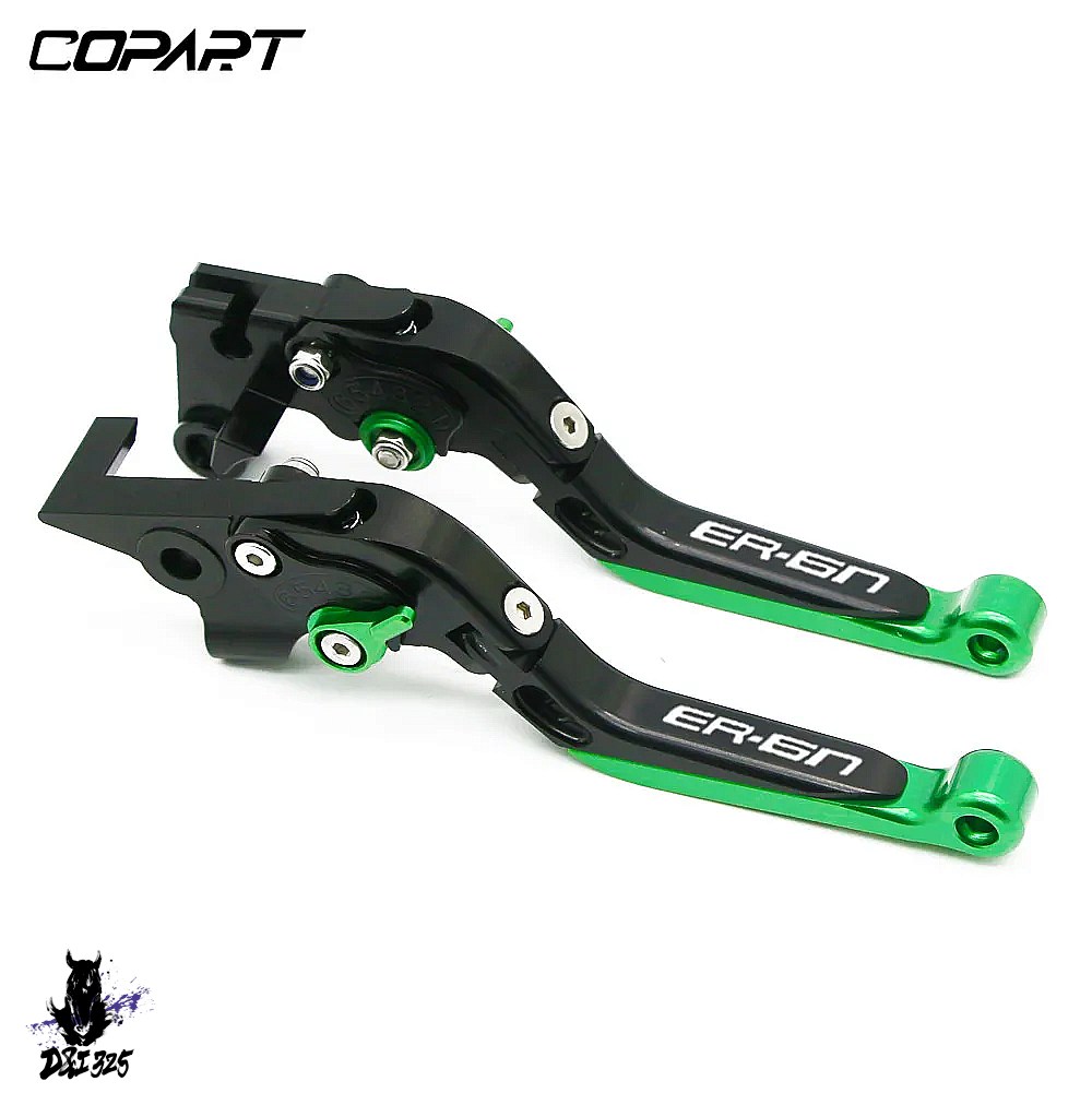 【互換品】 Kawasaki ER-6N ER-6F 2009-2016用 アルミニウム折りたたみ式拡張可能ブレーキクラッチレバー 社外製の画像