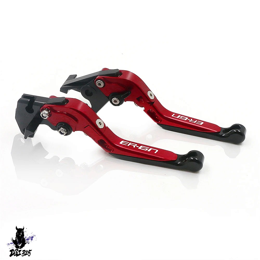 【互換品】 Kawasaki ER-6N ER-6F 2009-2016用 アルミニウム折りたたみ式拡張可能ブレーキクラッチレバー 社外製の画像
