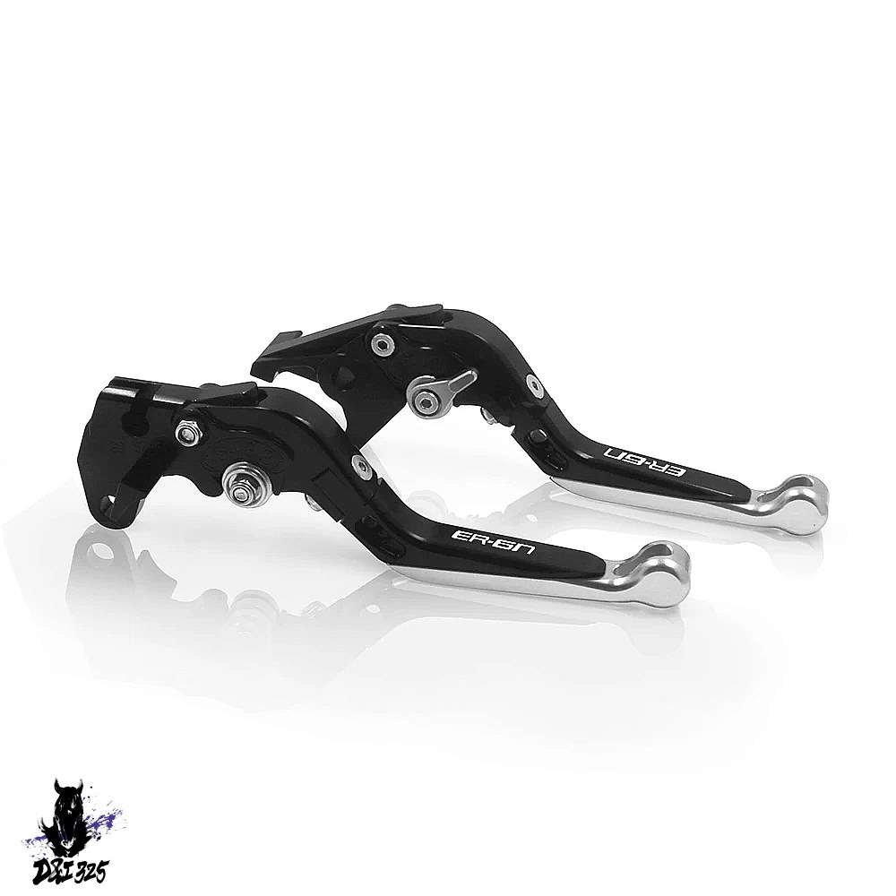 【互換品】 Kawasaki ER-6N ER-6F 2009-2016用 アルミニウム折りたたみ式拡張可能ブレーキクラッチレバー 社外製の画像