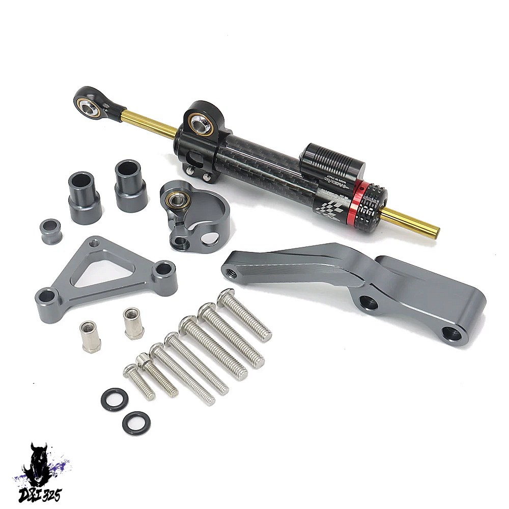 【互換品】 ドゥカティ モンスター1100 1100s 2008用 ステアリングダンパースタビライザー取り付けブラケットキット 社外製_2