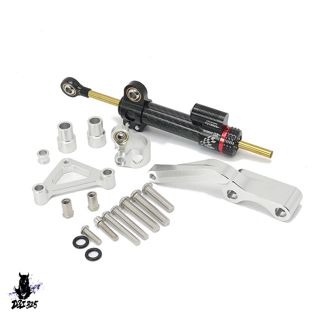 【互換品】 ドゥカティ モンスター1100 1100s 2008用 ステアリングダンパースタビライザー取り付けブラケットキット 社外製_3