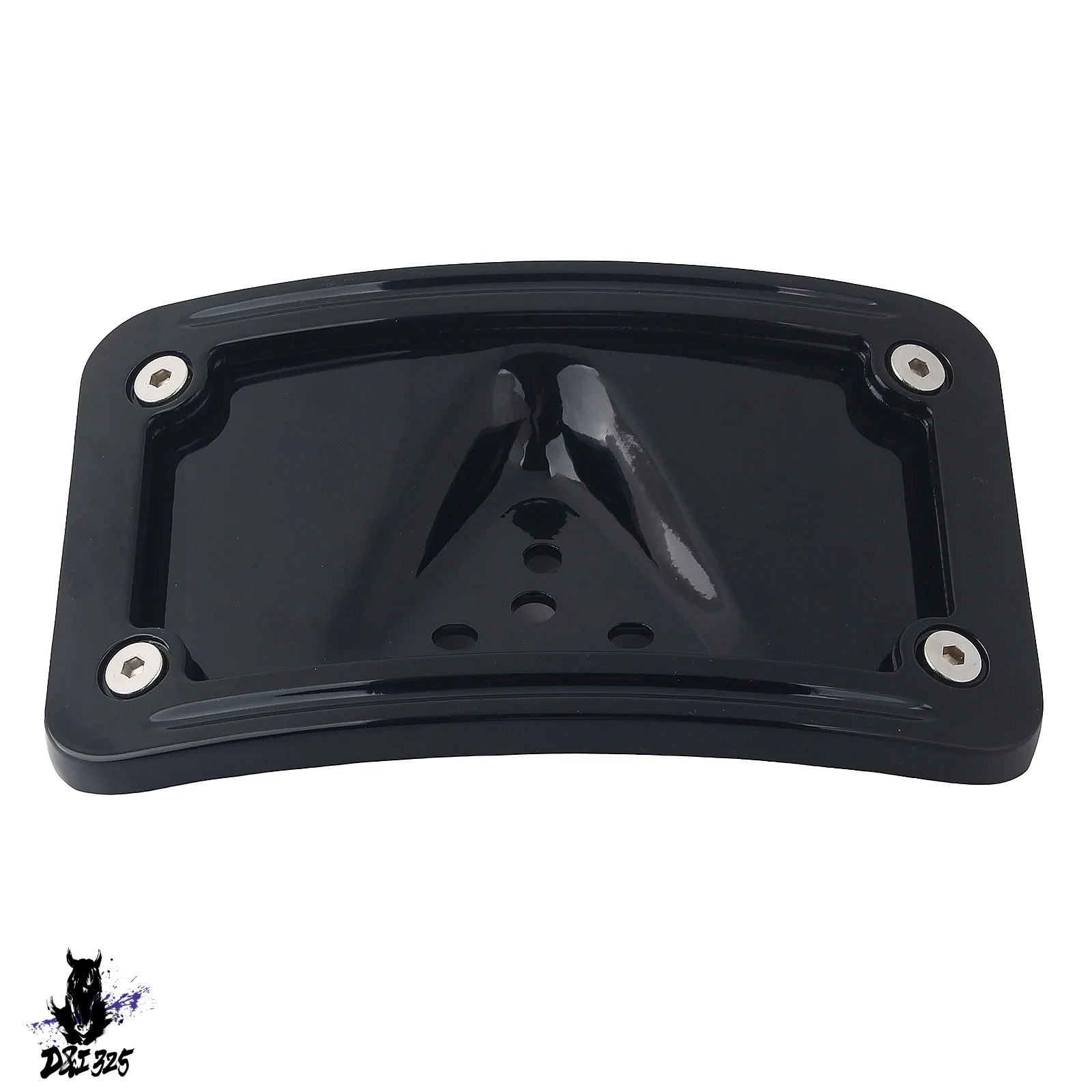 互換品】 ハーレー FX FL XL FXR FXD 4インチX7インチ 3穴湾曲