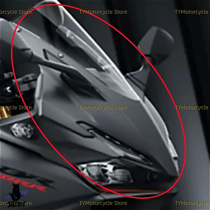 互換品】 バイクアクセサリーフロントヘッドライトフードフェアリング