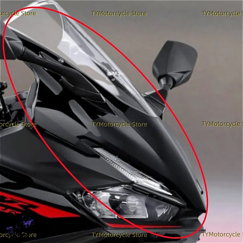 互換品】 バイクアクセサリーフロントヘッドライトフードフェアリング