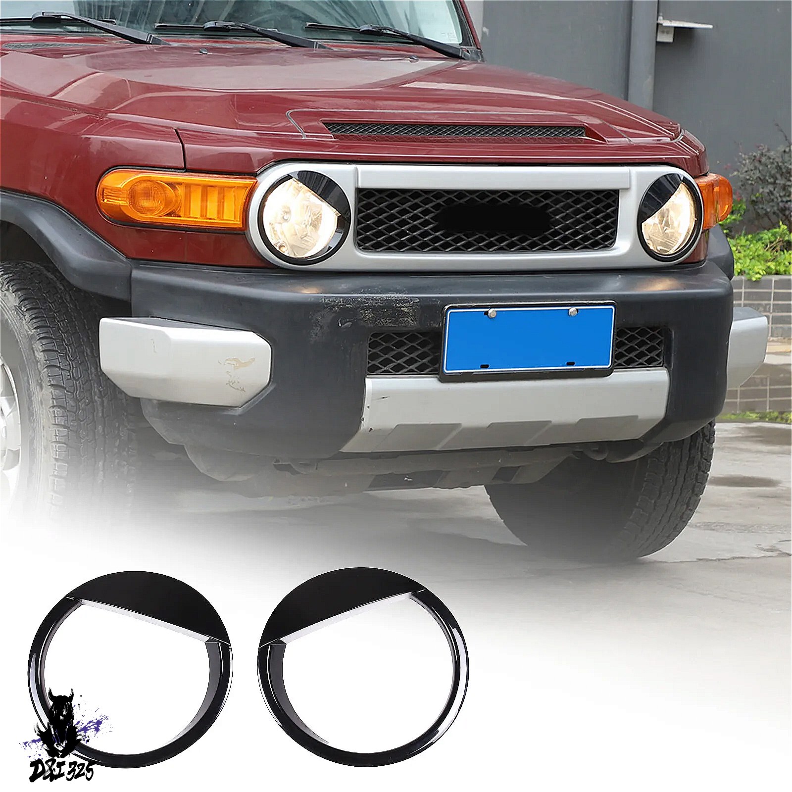 FJクルーザー　社外部品 互換品】 トヨタ FJクルーザー 2007-2021用 ABSブラックダコタスタイル