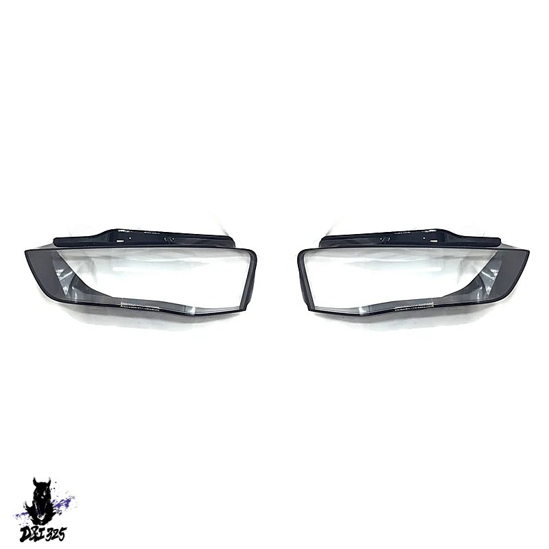 【互換品】 ランプシェード ガラスレンズ クリアヘッドライトシェード アウディ A4 A4L B9 20132015 右側 : D&I 325 ...