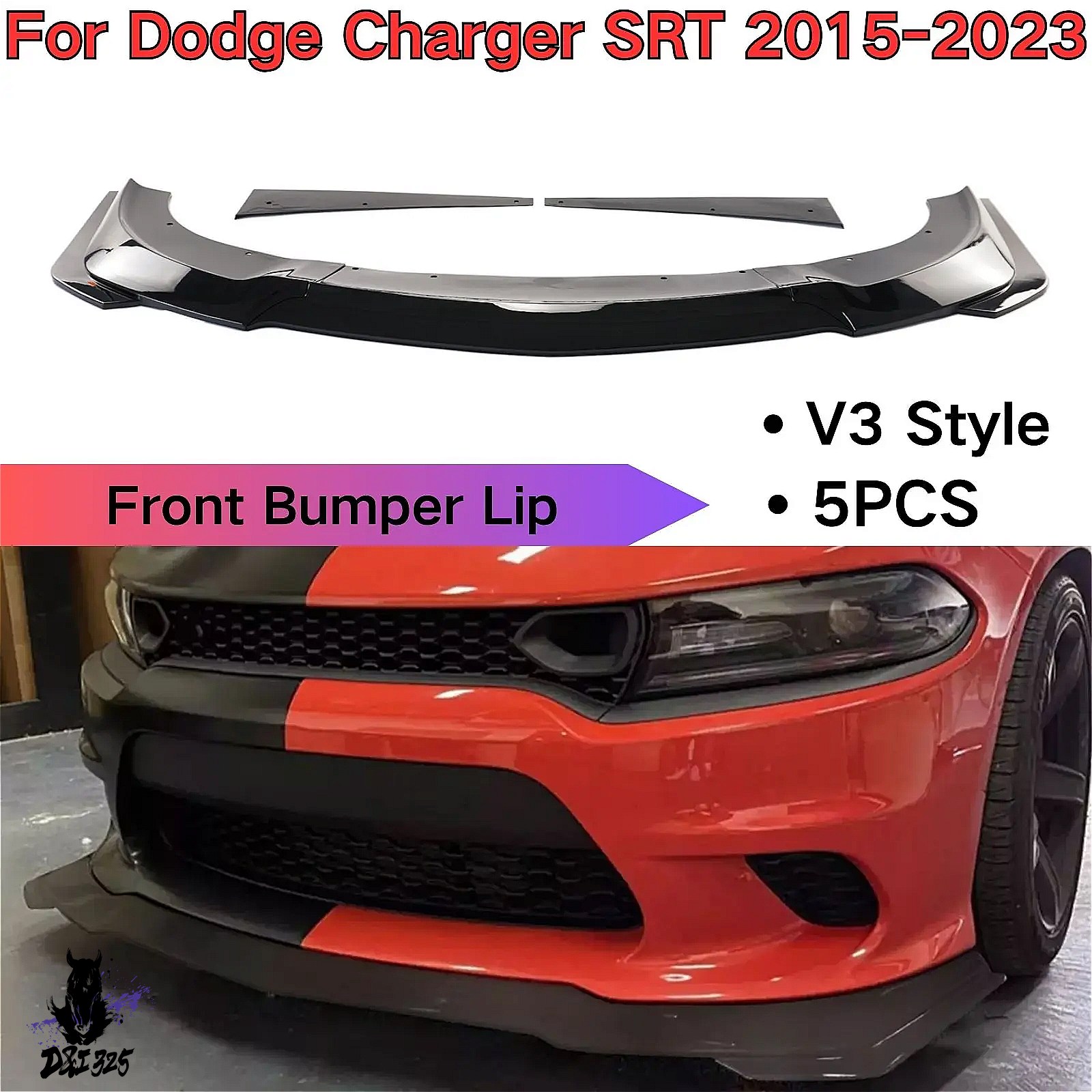 互換品】 ダッジチャージャー SRT 20152023 フロントバンパー