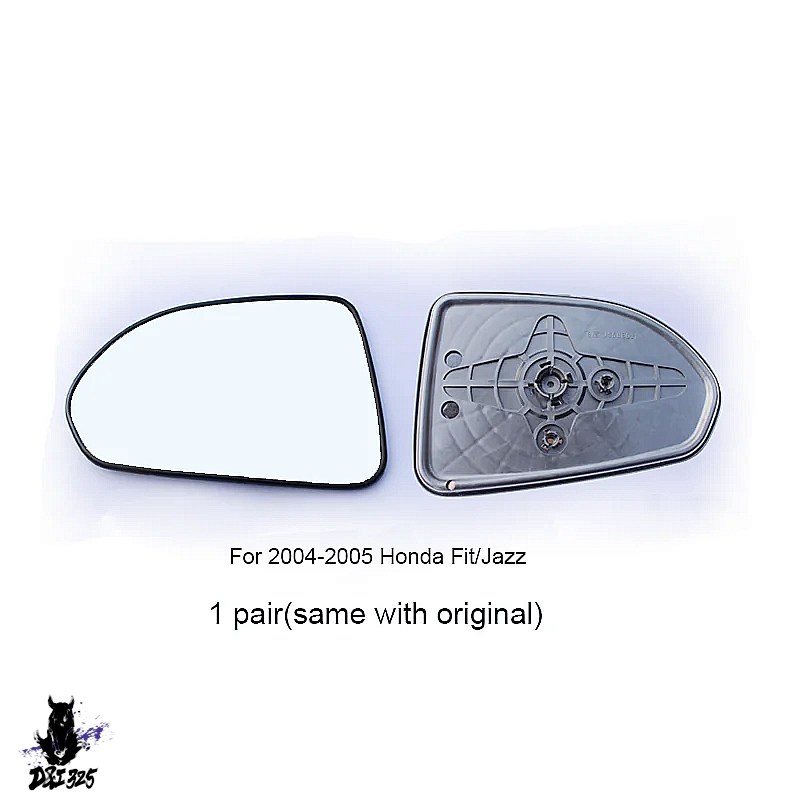 【互換品】 ホンダ フィット ジャズ 2003-2021 サイドバックミラーガラスレンズ サイドドアウィング交換 加熱 社外製_2