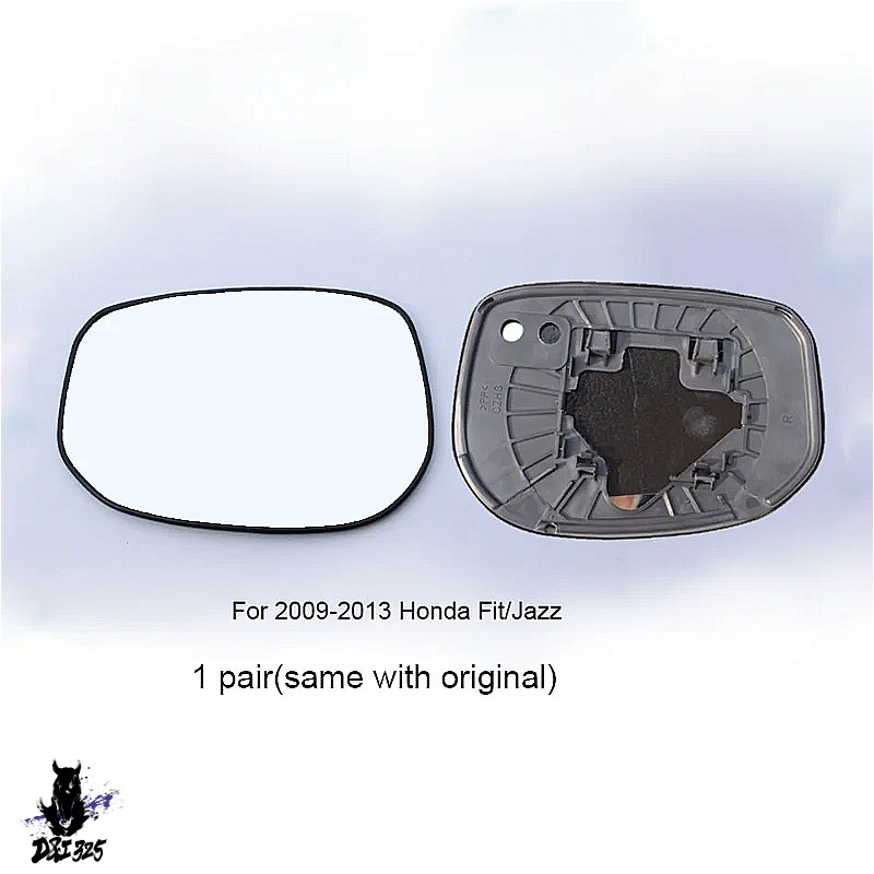 【互換品】 ホンダ フィット ジャズ 2003-2021 サイドバックミラーガラスレンズ サイドドアウィング交換 加熱 社外製_8