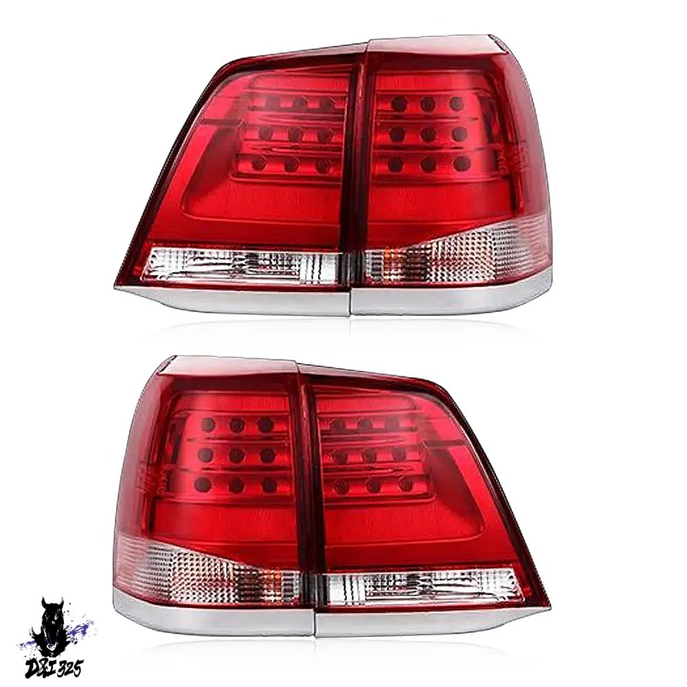 【互換品】 トヨタ ランドクルーザー LEDテールライト フォグランプペア2008-2015 社外製の画像
