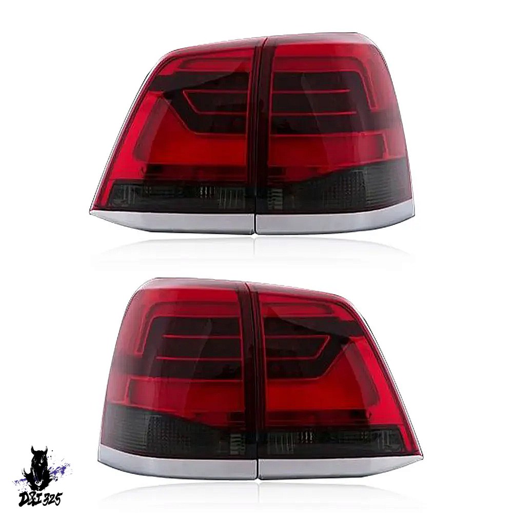 【互換品】 トヨタ ランドクルーザー LEDテールライト フォグランプペア2008-2015 社外製の画像