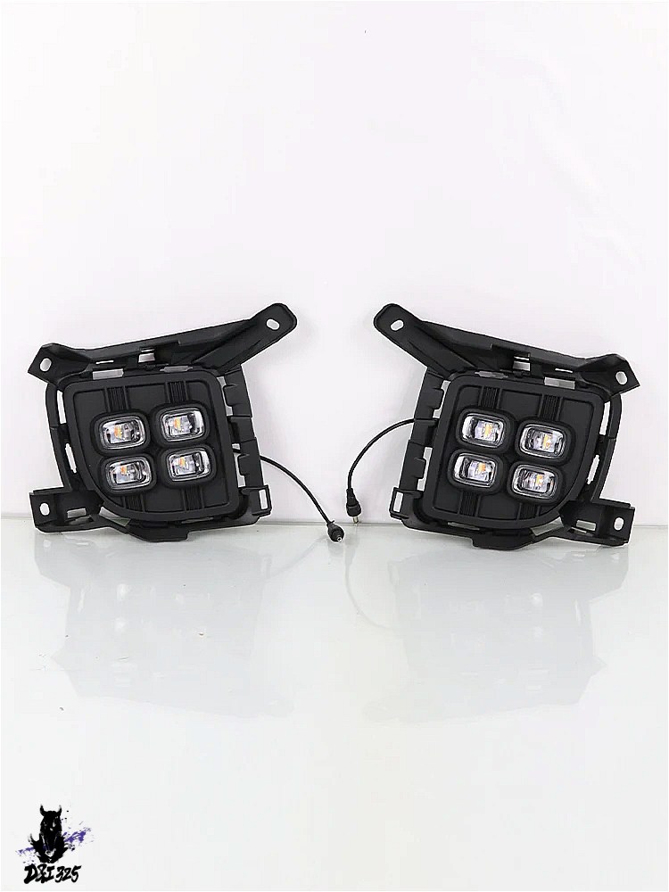 【互換品】 トヨタ ランドクルーザー FJ200 LC200 2012-2015専用 LED デイランニングライト＆フォグランプ2個セット 社外製_1