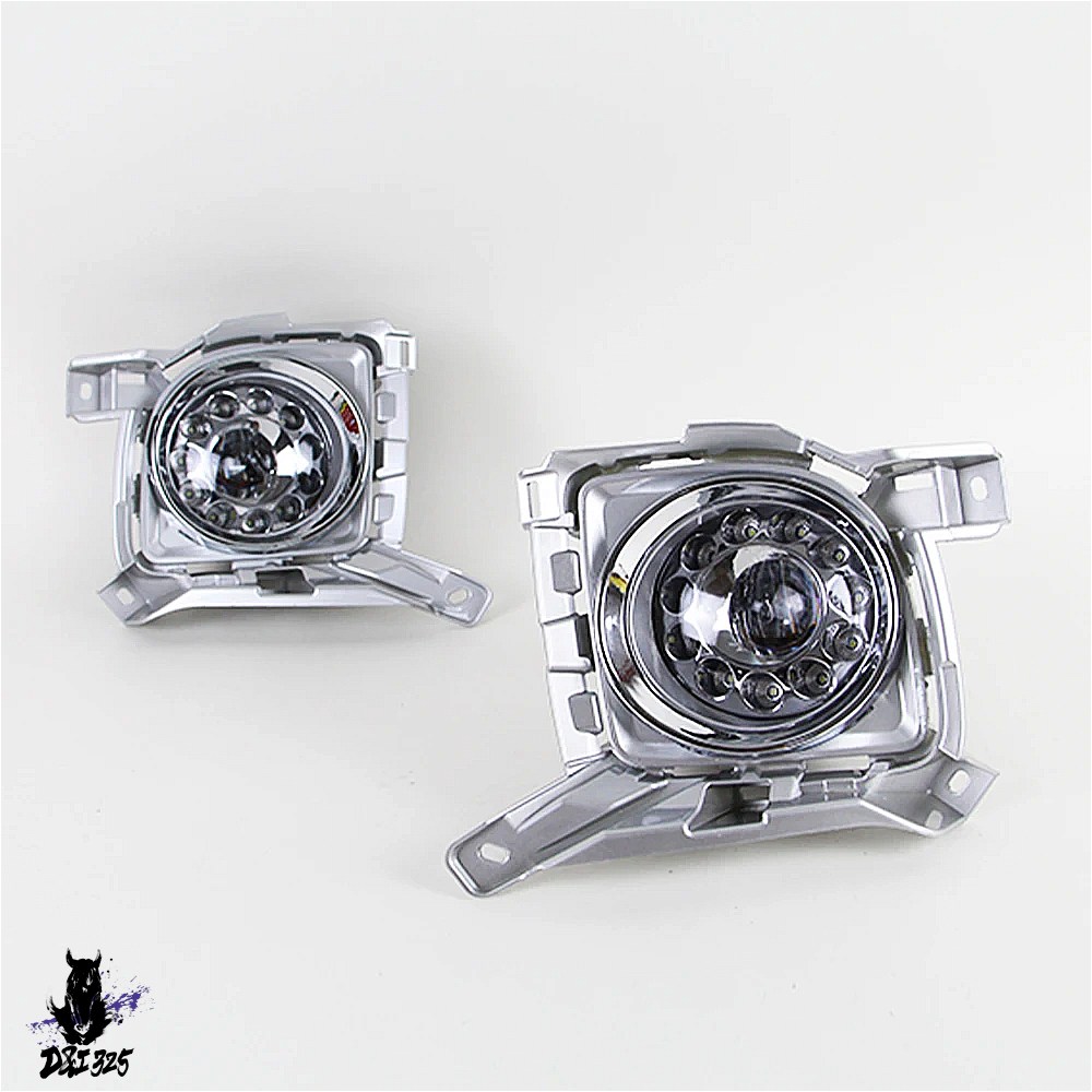 【互換品】 トヨタ ランドクルーザー FJ200 LC200 2012-2015専用 LED デイランニングライト＆フォグランプ2個セット 社外製_2