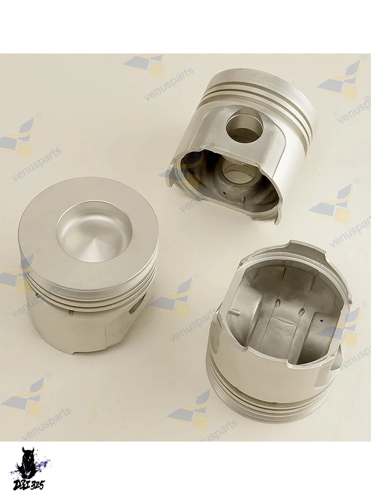 【互換品】 クボタ85*2.5HK+2+5 STD 85mmオーバーホールリビルドキットエンジンパーツ D1402ピストン+ピストンリング（ピンロック+クリップ）3気筒社外製の画像