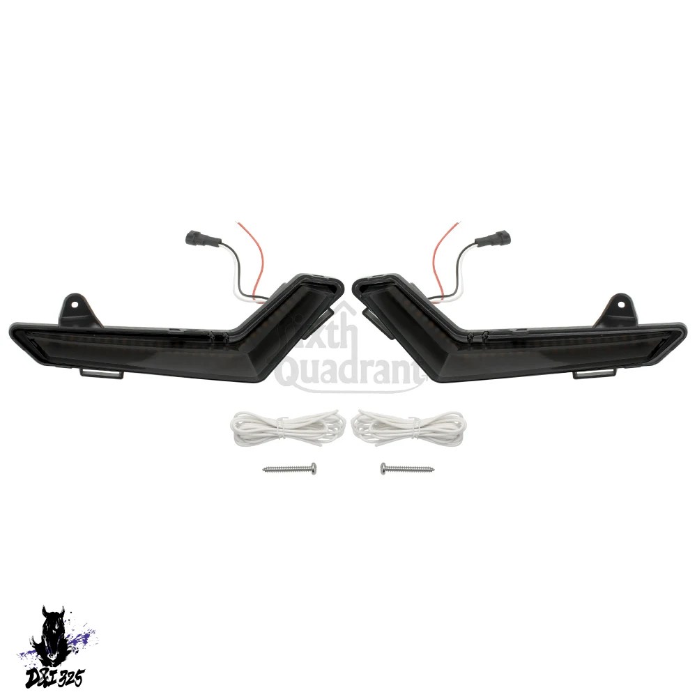 【互換品】 Can-Am Defender Max 2020 2021 2022 2023 2024 2025 12V LEDフロントアクセントライト ウインカーランプ 車アクセサリー |  | 01