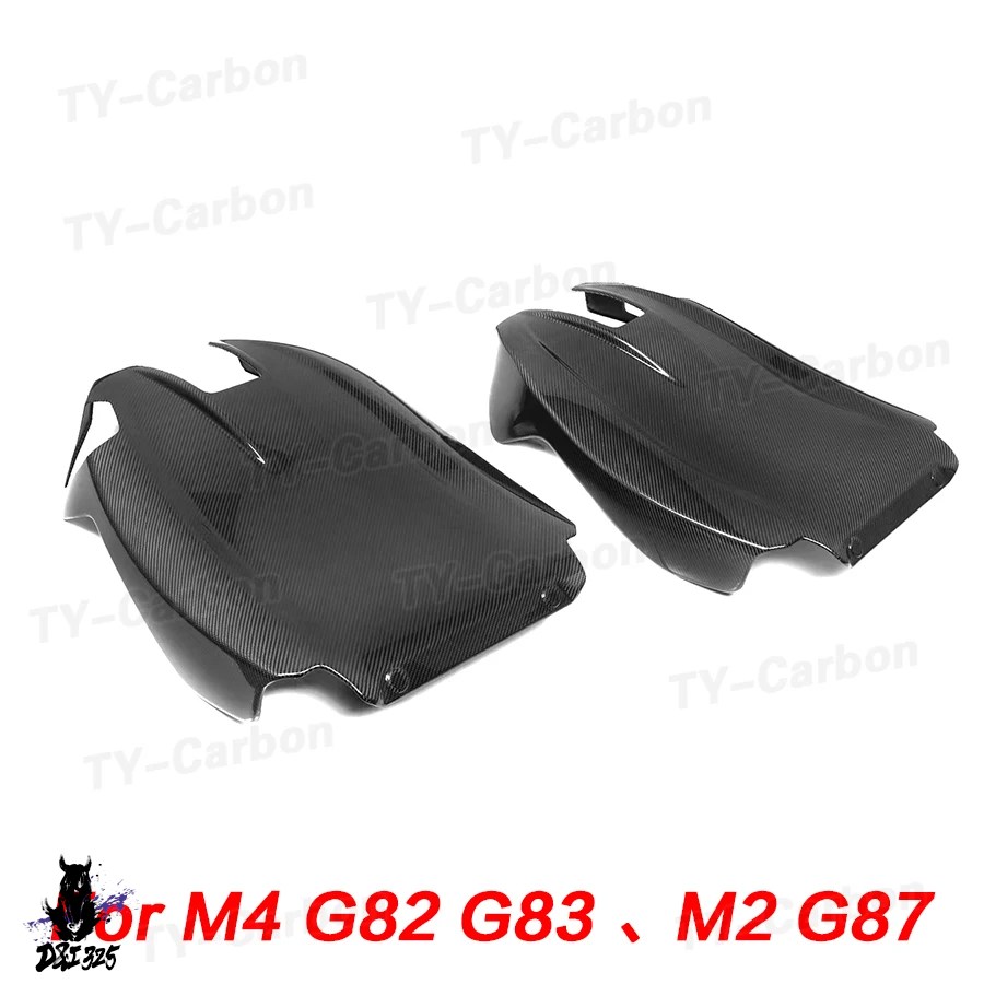互換品】 ドライカーボンシートバックカバートリム BMW G80 M3 G82 G83