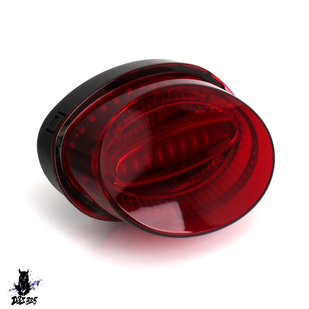 互換品】 バイクアクセサリースモークレッド LED ブレーキテールライト
