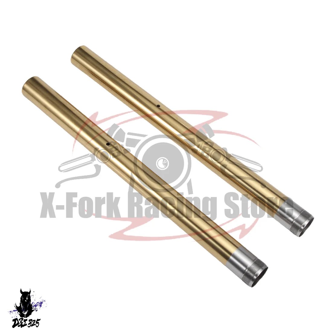 【互換品】 2xフロントインナーフォークチューブ Ducati Panigale V4S Superbike V4 SP2 Superbike 2022-2023 Panigale V4S V4 1199 1299 オーリン_1