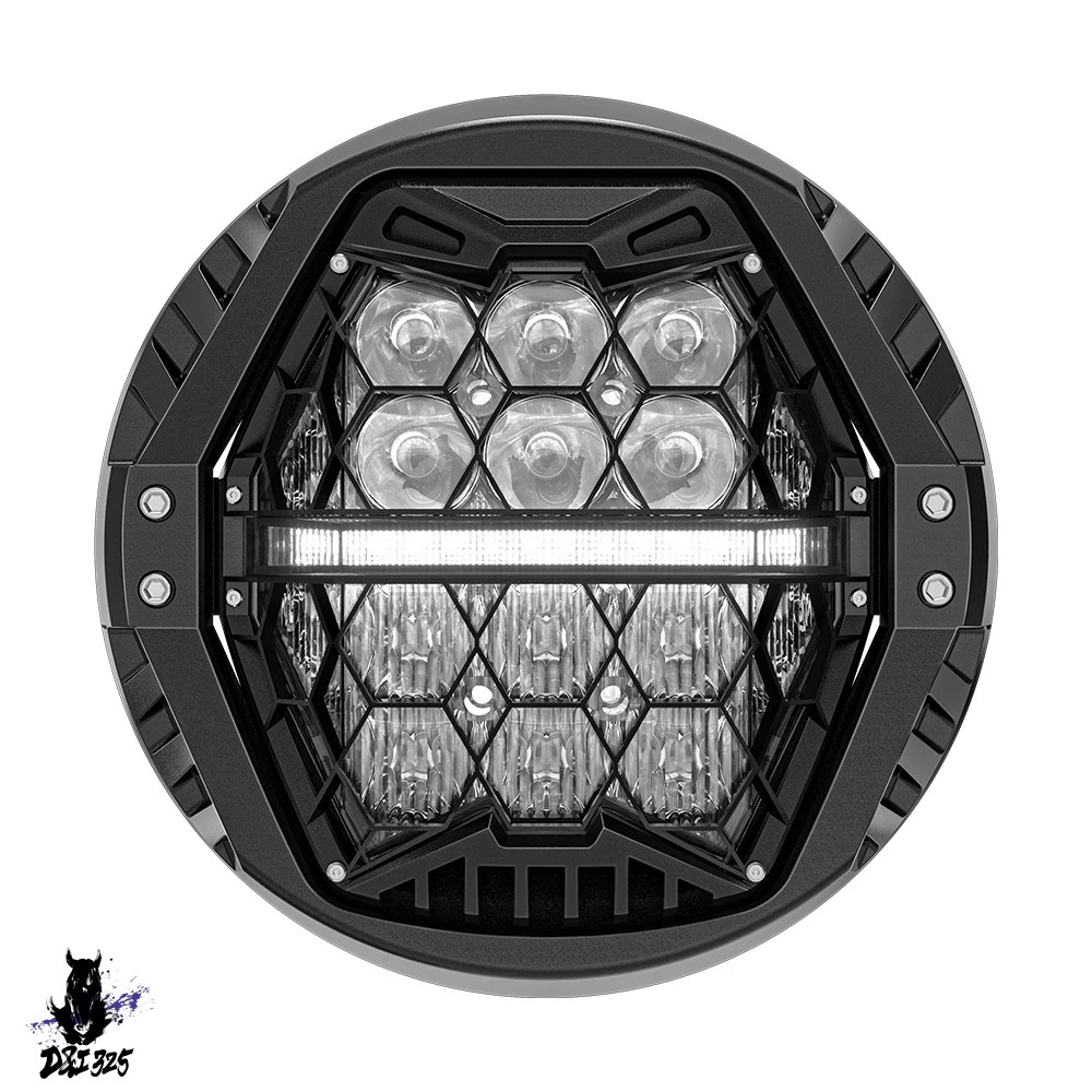 互換品】 汎 5.75 インチ ラウンド LED ヘッドライト バイク 5-3/4 