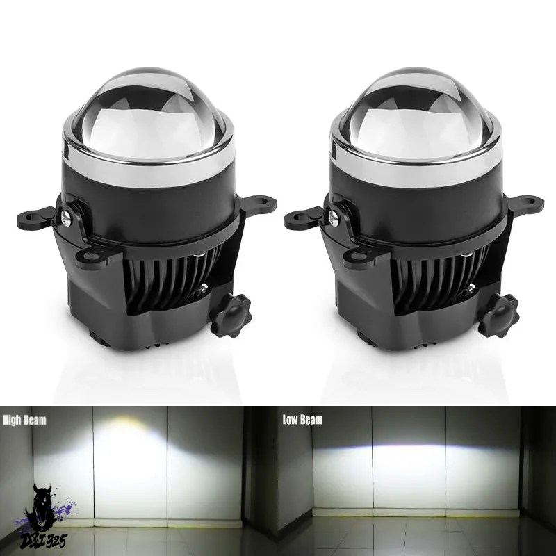 互換品】 自動バイ Led レーザーフォグライトプロジェクタートリプル