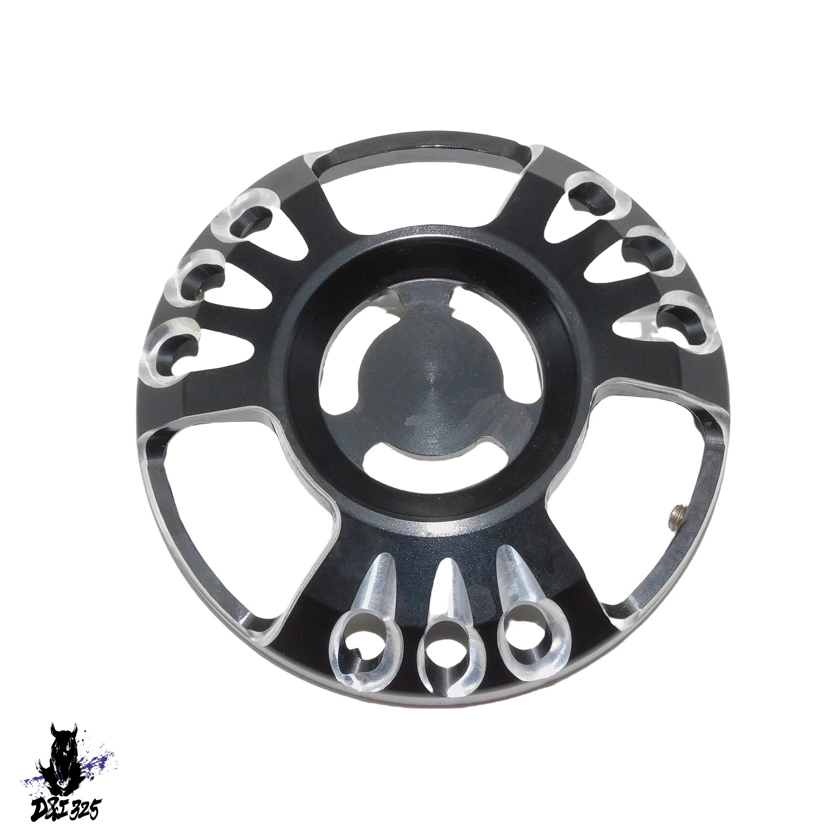 互換品】 バイク黒フロントスピーカーホーンカバーハーレースポーツ