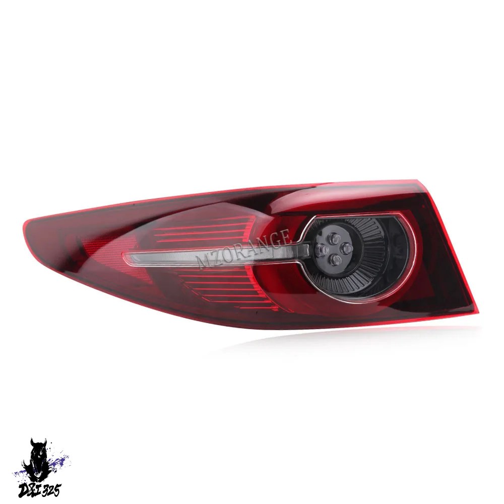 並行輸入品】 1 外側左/右 LED テールライトマツダ 3 セダン 2019 2020