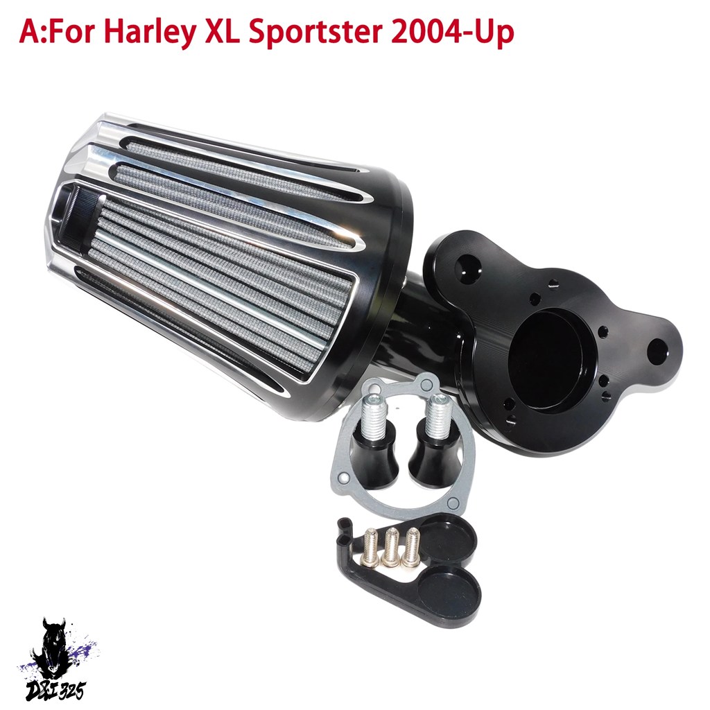 互換品】 バイクエアフィルタークリーナーアルミハーレーツーリング