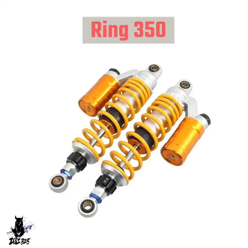 互換品  320/330/350mmバイクエアショックアブソーバーサスペンション ハーレー ストリートロッド750 ホンダCX500 CB400 スズキXJR400 GSX750_3