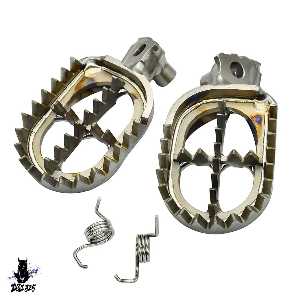 互換品  ヤマハバイクチタン合金フットレストペグ tc4フットペグ yz125 yz250 yz250f yz450f wr250f wr450f yz 125 250 x fxの画像